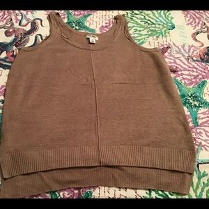 Old Navy lightweight sweater tank Brown XS